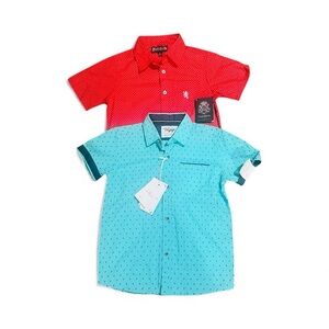Boys Button down Shirts Bundle of 2 / Size 6 brand new with tag